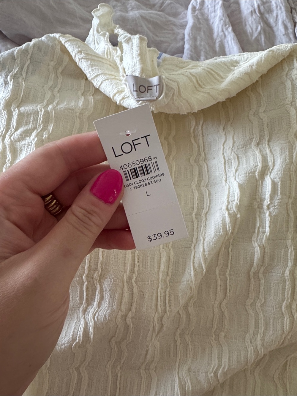 Loft Ruffled Tank Top - Picture 4 of 4